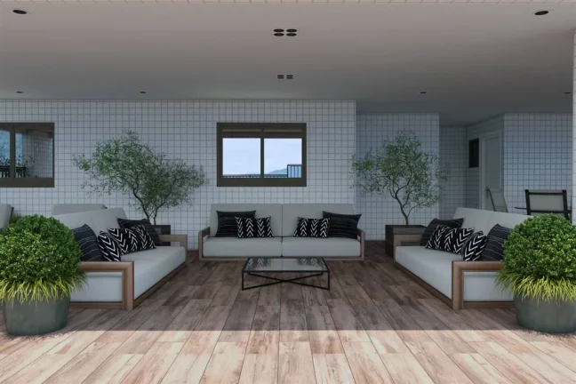 Imagem APARTAMENTO COM 88.3 m² - FORTE - PRAIA GRANDE SP