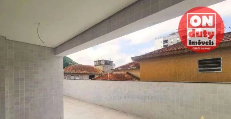 Imagem Lindo Apartamento novo Garden com 2 quartos à venda, 79 m² por R$ 570.000 - Marapé - Santos/SP