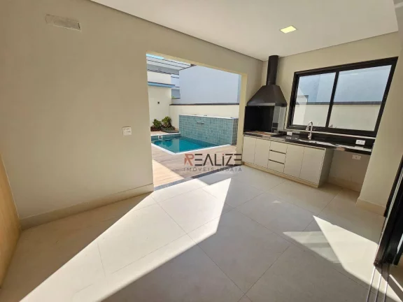 Imagem Casa com 3 suítes e piscina à venda, 202 m² por R$ 1.820.000 - Condomínio Jardim Piemonte - Indaiatuba/SP
