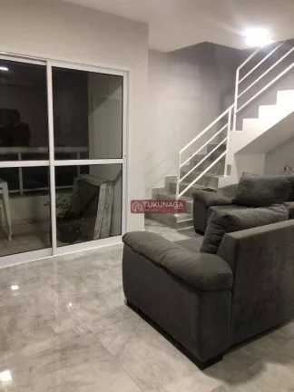 Imagem Cobertura Duplex 2 Suites/Condomínio Residencial Monte Verde/Guarulhos 3 vagas garagem