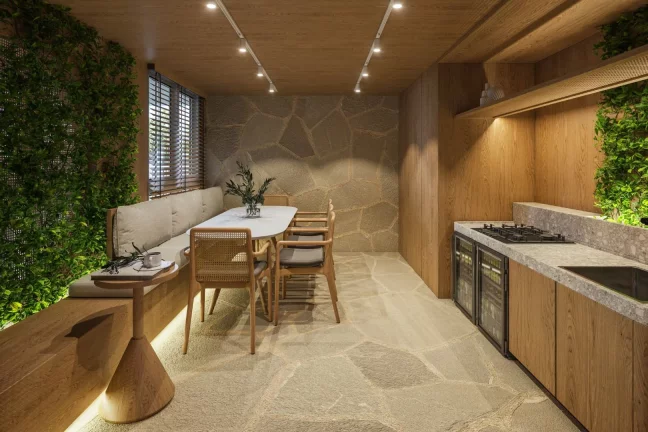 Imagem Apartamento com varanda /sacada gourmet e vista mar a beira mar de Intermares - AP1967