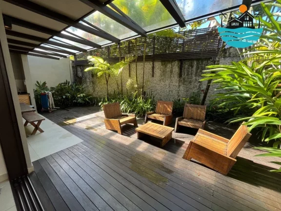Imagem Venda de Casa em Juquehy, 3 suítes, churrasqueira, 2 vagas, condominio com piscina, sauna e serviço de praia600m da praia| Juquehy Imobiliária