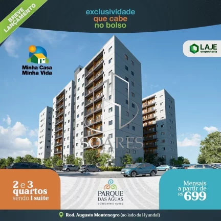 Imagem Parque das Águas - pelo programa minha casa minha vida com entrada e parcelas reduzidas