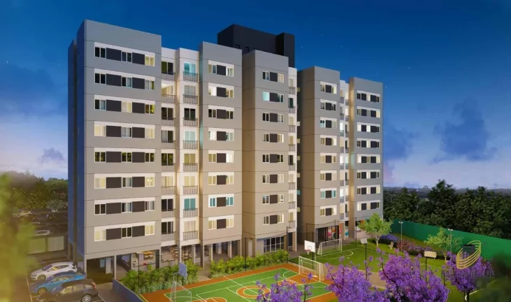 Apartamento de 3 quartos à venda no Centro de Vargem Grande Paulista-SP: 56,94m², 1 banheiro, 1 vaga de garagem.