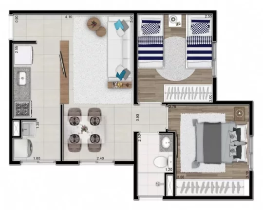 Imagem APARTAMENTO RESIDENCIAL em Guarulhos - SP, Jardim Diogo
