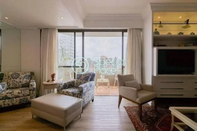 Imagem 170 metros 3 dormitórios 4 banheiros 2 vagas lavabo dormitório de empregada Ótimo apartamento, be...