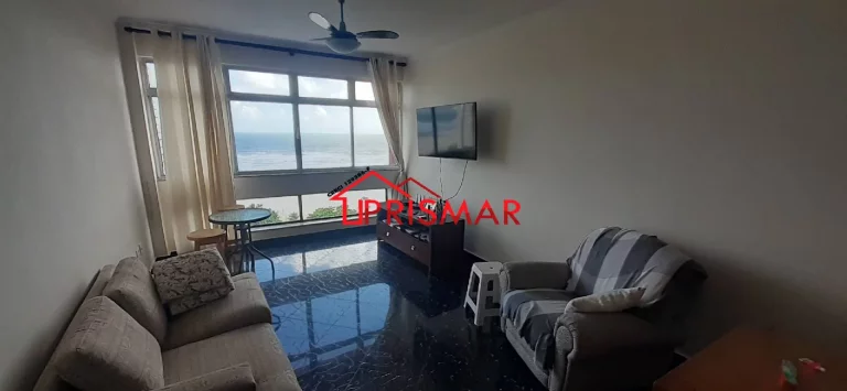 Imagem 2 dormitorios frente ao mar em Santos
