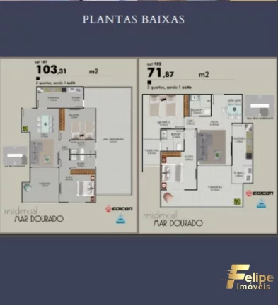 Imagem LANÇAMENTO NA PRAIA DA CERCA COM 2 QUARTOS SENDO 1 SUÍTE / GUARAPARI - ES