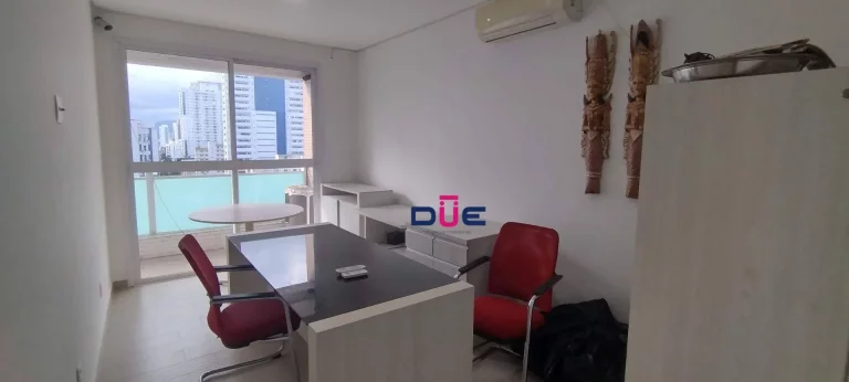 Imagem Sala comercial completa com sala de reunião e copa na Vila Rica, Santos