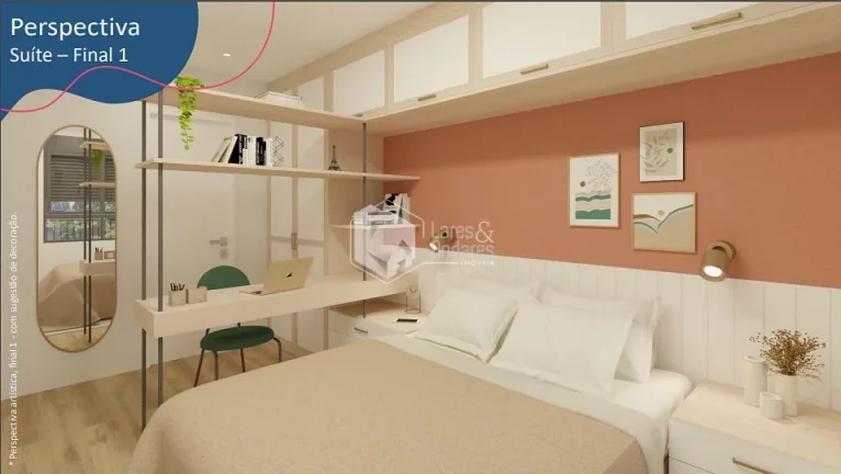 Imagem STUDIO À VENDA, COM 26M² COM PONTO PARA AR COND. AQUECIMENTO A GÁS, PONTO DE COOKTOP ELETRICO E TOMADAS USB E PERSIANAS DE ENROLAR - RESIDENCIAL JARDIM VERI