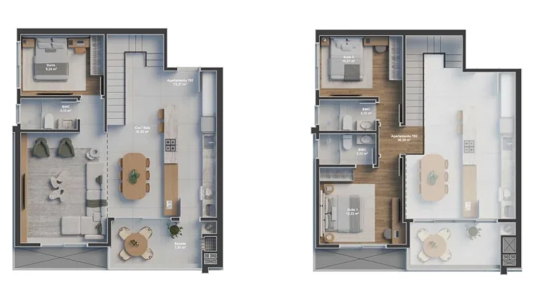 Imagem Apartamento 2 Dormitórios para venda em Florianópolis - SC