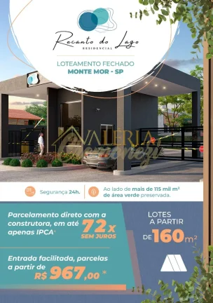 Imagem TERRENO RESIDENCIAL em Monte Mor - SP, Monte Mor