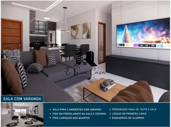 Imagem Área Privativa à venda, 3 quartos, 1 suíte, 2 vagas, Cabral - Contagem/MG