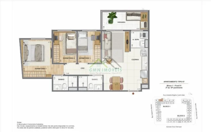 Imagem Orla Central - Lançamento em Niterói - Apartamento 3 quartos, suíte e vaga