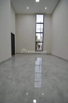 Imagem Casa à venda no Condomínio Reserva Real em Paulínia

Casa Térrea nova com 3 suítes, Sala de est...