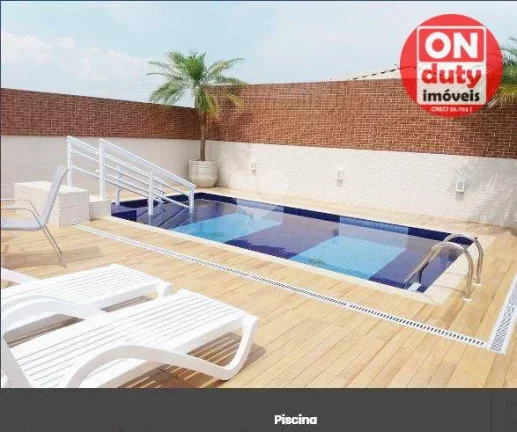 Imagem Maravilhoso Apartamento Duplex com 3quartos à venda, 128 m² por R$ 959.500 - Encruzilhada - Santos/SP