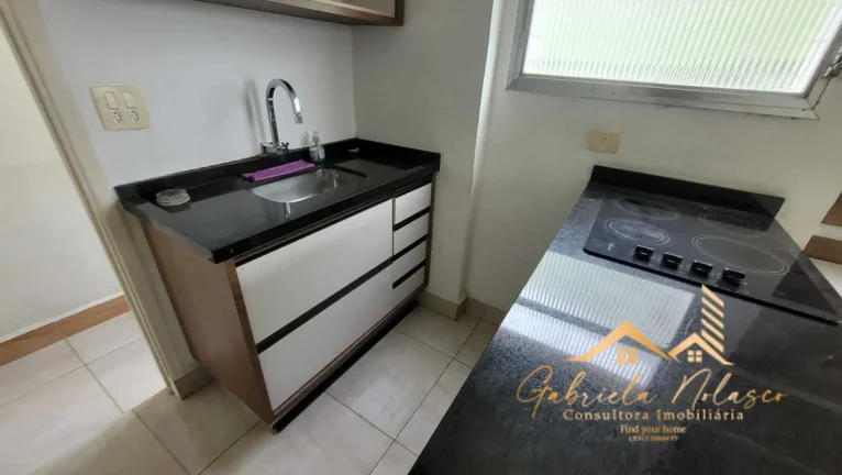 Imagem Apartamento de um dormitório prédio frente Mar