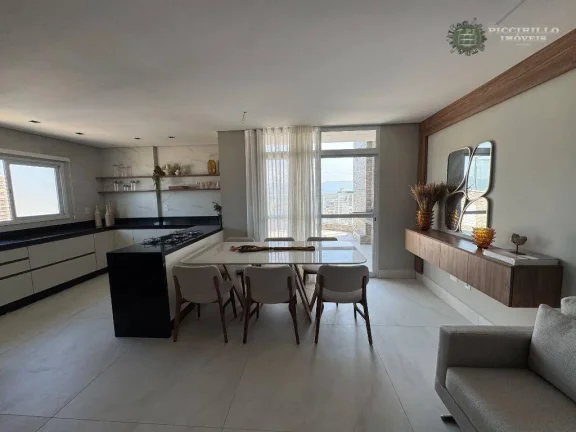Imagem Cobertura com 3 dormitórios à venda, 128 m² por R$ 2.200.000,00 - Vila Guilhermina - Praia Grande/SP