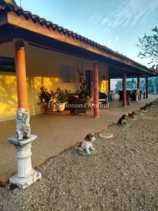 Imagem Chácara com1300 metros casa com 3 quartos sendo todos com suíte, bela área de churrasqueira com p...