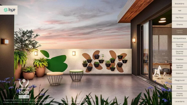 Imagem Apartamento 61 m² com 2 quartos sendo 1 suíte à venda por R$ 606.900 - Bacacheri - Curitiba/PR