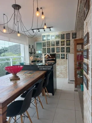 Imagem Apartamento de Luxo à Venda ou Locação em Guarujá-SP, Parque Enseada: 3 Quartos, 3 Suítes, 2 Salas, 4 Banheiros, 3 Vagas, 158m².