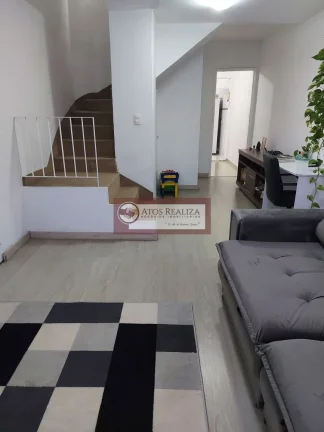 Imagem Excelente Sobrado em Condomínio Fechado com 2 Suítes e 2 Vagas em Jordanópolis - São Paulo por R$550.000