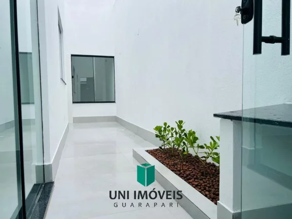 Imagem Casa nova com fino acabamento , 3 quartos/1 suíte, 2 vagas, aceita Financiamento bancário