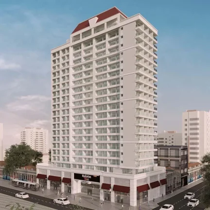 Imagem Apartamento tipo studio 19 m2 com sacada, Centro de Curitiba