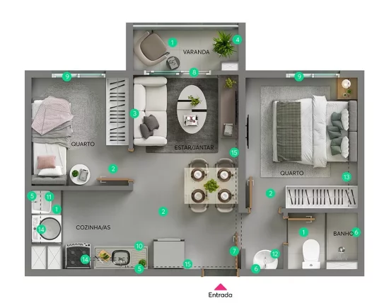 Imagem APARTAMENTO RESIDENCIAL em São Paulo - SP, Cidade Ademar