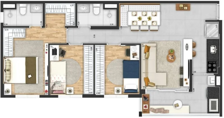Imagem APARTAMENTO RESIDENCIAL em São Paulo - SP, Vila da Saúde