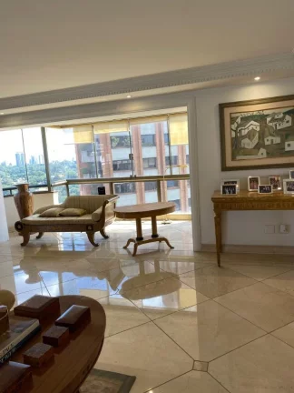 Imagem Luxuoso apartamento de 5 quartos e 4 suítes em Higienópolis, São Paulo-SP: 5 banheiros, 5 vagas de garagem e 450m² de área.