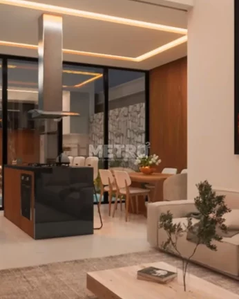 Imagem 3 suítes, duas delas com closets, Piscina, Área gourmet com churrasqueira.