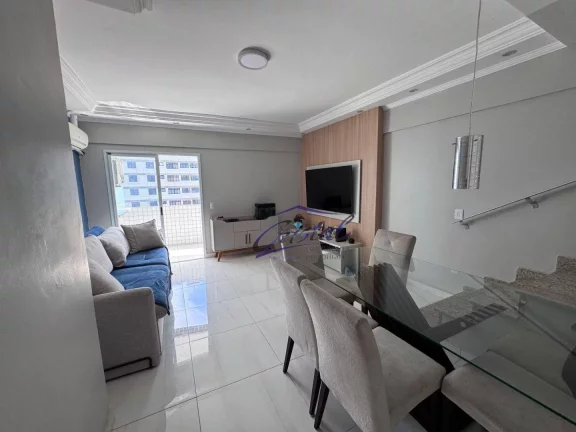 Imagem Apartamento Duplex com 2 dormitórios à venda, 105 m² por R$ 700.000 - Tupi - Praia Grande/SP
