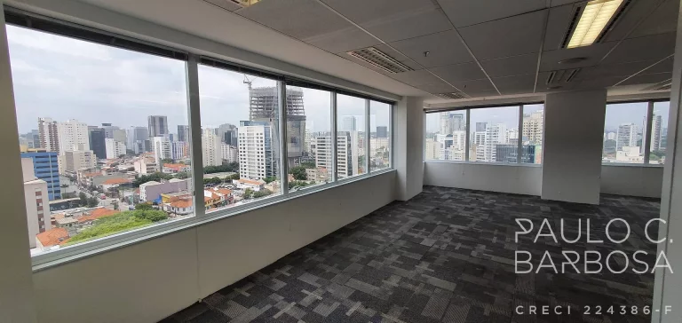 Imagem Pinheiros Locação - Andar com 218m² - 8 Vagas