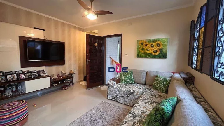 Imagem Sobrado com 2 dormitórios à venda, 89 m² por R$ 900.000 - Marapé - Santos/SP