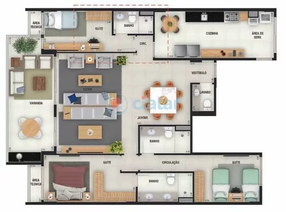 Imagem Apartamento com 4 Quartos à Venda, 145 m² em Botafogo - Rio De Janeiro