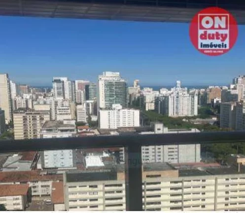 Imagem Apartamento com 2 quartos para alugar, 66 m² por R$ 6.900/mês - Vila Rica - Santos/SP