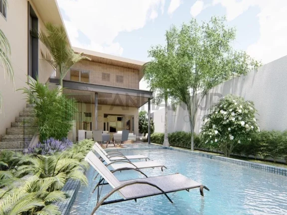 Imagem Vendo casa nova no Jd. Europa - entrega 12 meses Em mais um projeto exuberante e contemporâneo assinado pelo arquiteto Marcelo Franco, responsável p