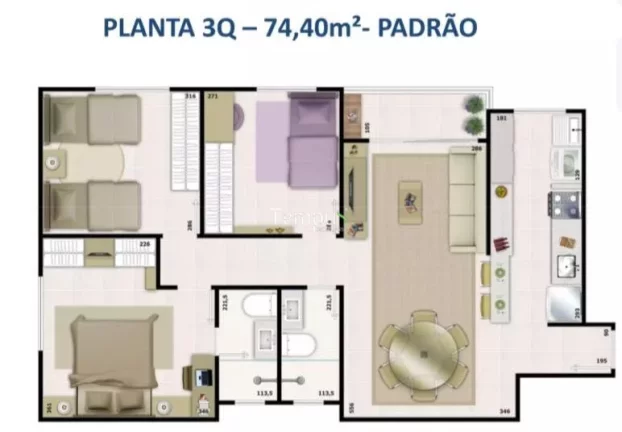 Imagem Condomínio Mirage - Apartamento à venda no condomínio Mirage na Vila Alpes