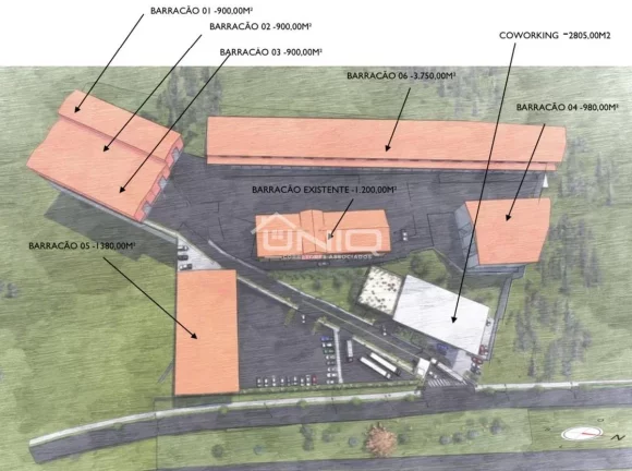 Imagem Terreno Empreendimento Comercial de Baracões - Bairro Planalto / BR 158