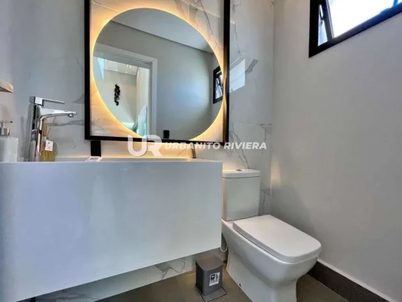 Imagem Casa contemporânea e mobiliada com 5 suítes e piscina com sauna no Módulo 11 da Riviera