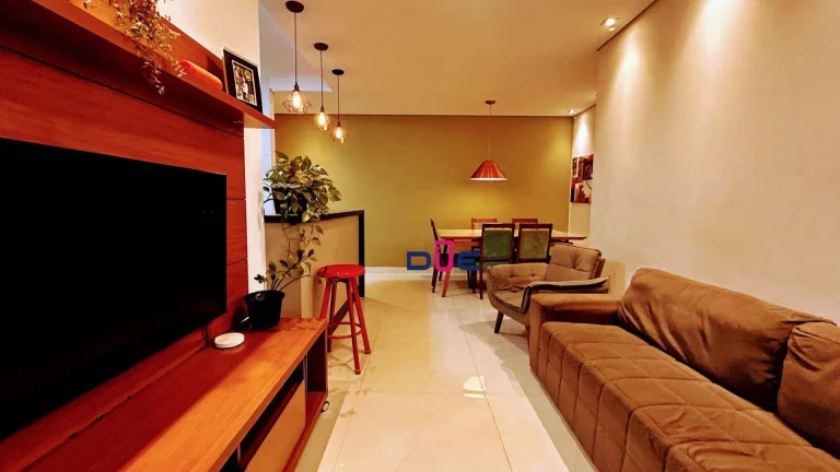 Imagem Apartamento com 3 dormitórios à venda, 82 m² por R$ 750.000 - Estuário - Santos/SP
