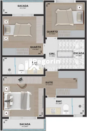 Imagem Sobrado em condomínio à venda em Curitiba, Uberaba, com 3 quartos, 120m²
