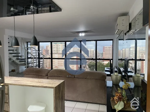 Imagem Apartamento cobertura duplex, nascente e à venda na Ponta Verde, 79m2, com pisci