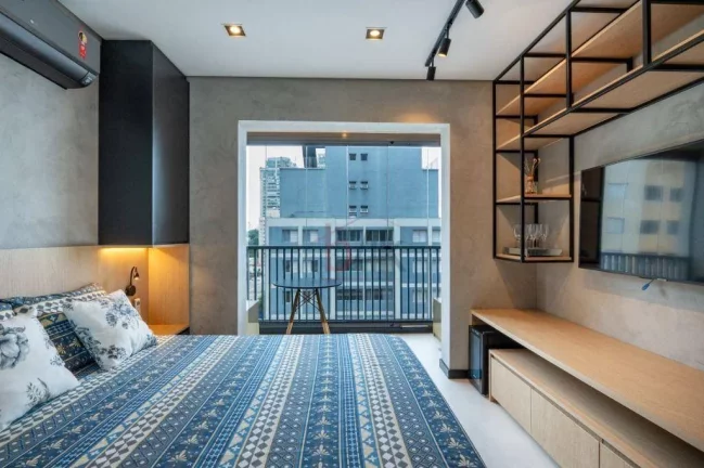 Imagem Venda Studio 23m² Charlie Brooklyn Studios | Mobiliado e Ar-Condicionado