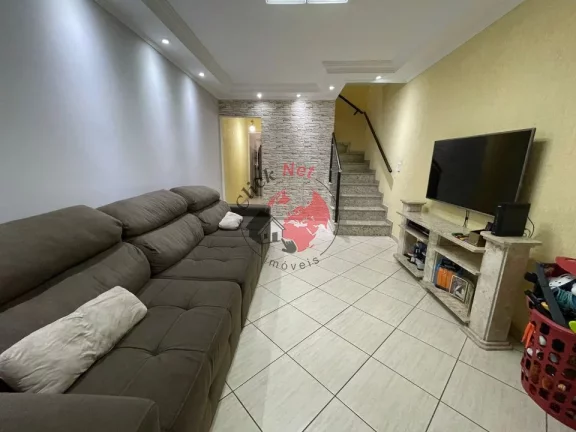 Imagem Sobrado estudo permuta sobrado , 2 Dorms c suite , varanda , quintal c churrasq , Edicula 1 dorms , 2 vagas , bairro Parque Novo Oratório, Santo André