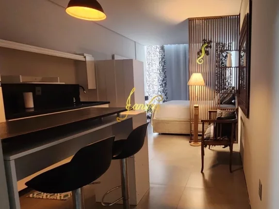 Imagem Apartamento loft(JK) com box e infra Mobiliado e decorado