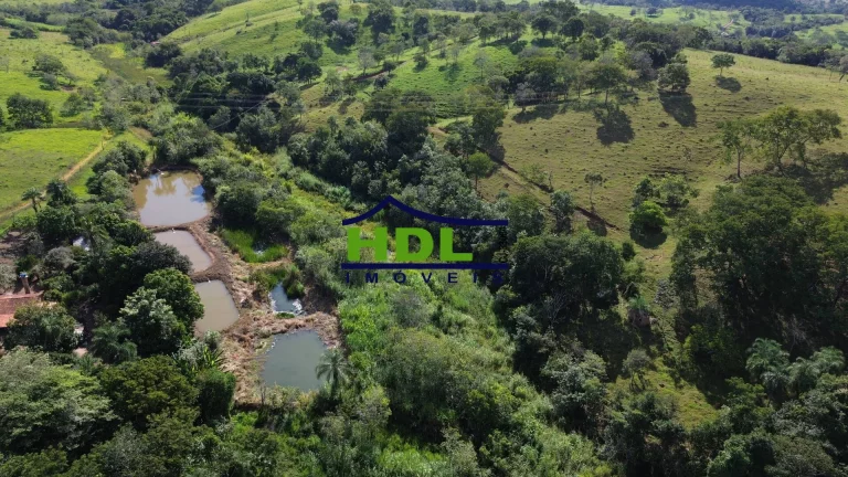 Imagem Chácara Top 4 Tanques de peixes 100 Kms de GoiâniaSão 4,3 alqs Casa simples, com pomar com muita ...