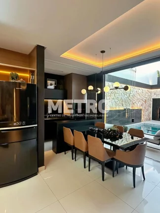 Imagem Casa à venda no Sol Nascente Orla , 3 suítes, cortinas, planejados, piscina