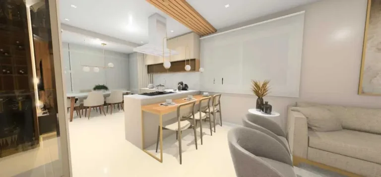 Imagem Apartamento com 3 dormitórios sendo 3 suítes e 1 vaga de garagem em Governador Celso Ramos/SC